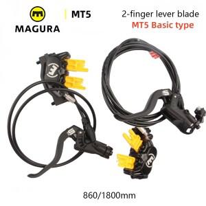 마구라 MT5 2-핑거 타입 브레이크 4피스톤 유압 디스크  레버 앞뒤 다운힐 AM FR 산악 자전거 부품