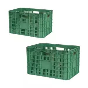 배추 바구니 과일 농산물 운반상자 사각 플라스틱 1개대형박스 이사 공구 다용도멀티