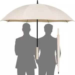 TOPSAIL 비와 태양을 위한 고속 건조 헤비 듀티 방풍 대형 우산 자동 오픈 골프 57인치 2인용 초대형