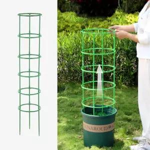 원형기둥 식물 지지대 6단세트 1+1 지주대농사용부직포 비닐하우스시공 자재 월동준비 텃밭가꾸기 농업용품
