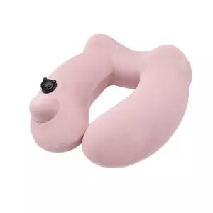 휴대용 여행 에어 펌프 목베개 낮잠용 다용도베개 경량 쿠션 추천 쿠션형 항공기용 캠핑용 접이식 용쿠션