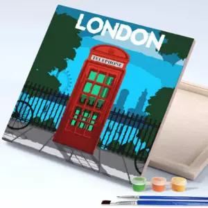 DIY 페인팅 그림 그리기 캔버스 컬러링도안초보 액자 컬도안 색칠하기 공부세트 미술교재