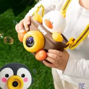 어린이 야외놀이 버블건 카메라 자동 비눗방울 장난감