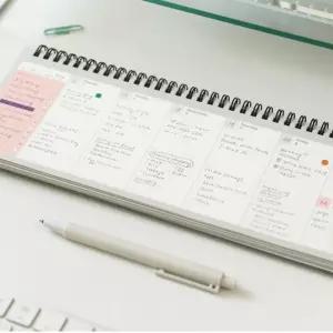 만년형 플래너 메모 스케줄러 위클리 1P 데일리 탁상용 먼슬리공부 공시생 스터디 다이어리 스케쥴러