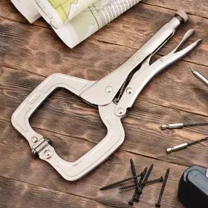 11SP SMATO C형 클램프 목공 철판 집게 목재 퀵그립스패너 플라이어 파이프 바이스 몽키