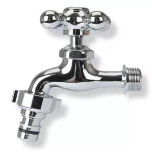 온실수도꼭지 냉수용 수전 주택 스텐세탁기수전 십자 호스 용품 부품 커플링 화장실부속품 교체 물호스