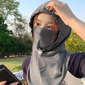 남녀공용 라이더 페이스 끈조절 일체형 마스크 UPF50+