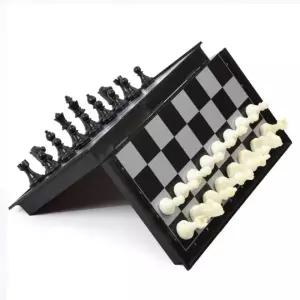 접이식 자석 보드게임 체스판 체커 백개먼 3in1 25cmX25cm