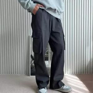 카고바지 와이드팬츠 윙클 남성 사이드포켓 허리밴딩여자골덴 할머니 슬랙스 기모부츠컷 핀턱 융털 코듀로