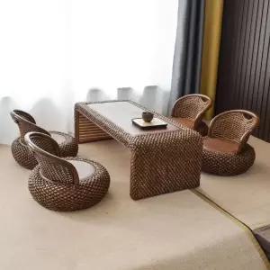 원목 좌탁 다도 낮은 테이블 접이식 거실 다과 차 다도테이블 다다미 일본식 소형 찻상