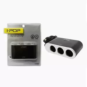 carex 아이팝 스위치 USB 3구 시거잭 멀티 소켓자동차 차량용충전 충전기 폰기 USB3구 차량용