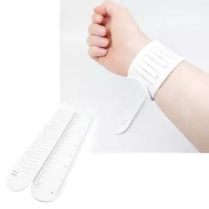 2개 손목 메모 패드 간호사 네임 팔찌 스케줄 밴드키즈명찰 미아방지 노인용 접착지 카드 스케쥴보드 이름