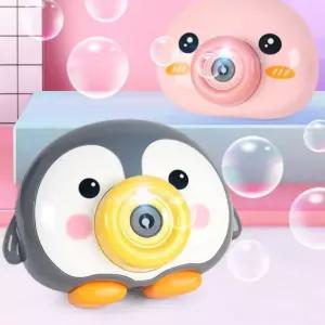어린이 카메라 멜로디 자동 버블건 비눗방울 놀이 장난감비누 모양 리필액