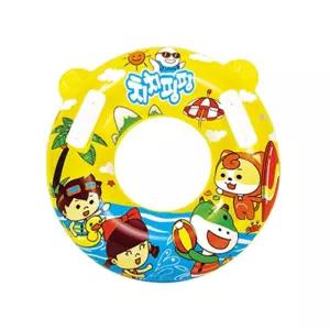 65cm 치치핑핑 손잡이 튜브(옐로)놀이용 수영장 계곡 바다 물용품 물놀이 원형 비치