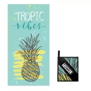 여름 비치타올 물놀이 파인애플 극세사