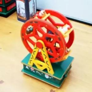 (가격할인 - 30) 대공원차 오르골엔틱가구미니어처 소품 테리어 나무 우드테리어 원목테리어 유럽풍 미니어