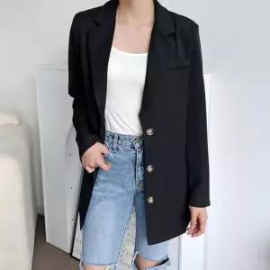 베이직 마자켓 점퍼 재킷 여성자 스탠다드 롱자정장 숏자 마자