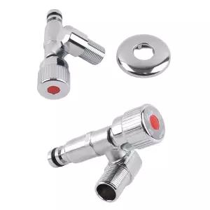 좁은공간 L자형 슬림 세탁기수도꼭지교체 부품 호스연결 발코니수전 세탁실 부속 용품