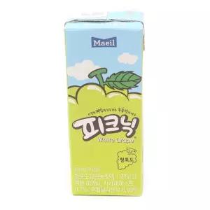 (택배가능) 매일) 피크닉 청포도 200ml(1박 24개입) 26.05.03과채음료 소풍 주스 팩음료