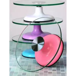 돌림판 케이크 만들기 실리콘 홈베이킹 원판