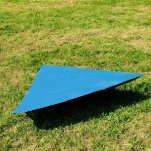 게더릭 삼각 그늘막타프 (3M) (스카이)썬쉐이드 정원타프 캠핑용품 헥사타프 차박 레저 자외선단 방수타프