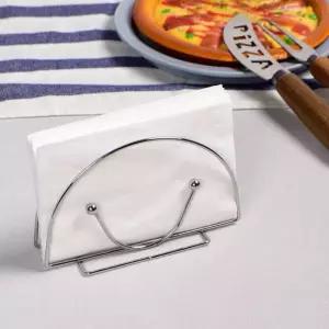 키밍 냅킨 홀더 꽂이 6개입 티슈 디스펜서 클립 메탈케이스 스프링 테이블 업소용벽걸이 냅킨통 넵킨