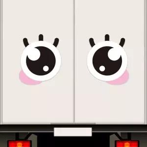 왕눈이3 고휘도반사 대형 차량스티커 270x327mm졸음방지 자동차 용스티커 이스티커 모양 하이빔 육각 화물