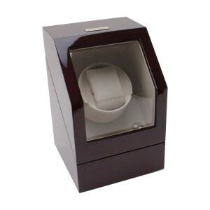 하이덴 워치 와인더 싱글 - 일본 모터 AC 어댑터 포함 배터리로 실행 가능 12가지 다중 설정 용 자화 자동 제로