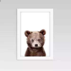 인테리어 동물액자 아기곰귀여운 포스터 사진 무광 초상화 강아지 디자인