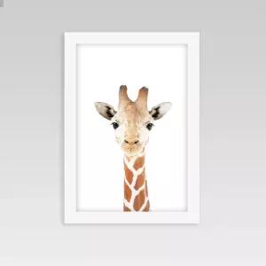 아이방 인테리어 동물액자 기린B귀여운 포스터 사진 무광 초상화 강아지 디자인