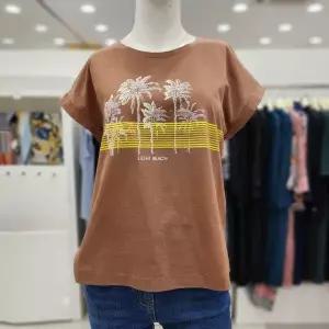 조이너스 라운드 민소매 면100% 여성 티셔츠JDU5WKS0920US 564022