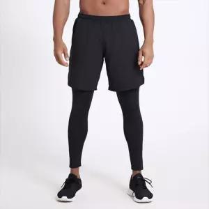 러닝 트레이닝 9부 일체형 반바지 레깅스 LM-0732 운동 스포츠 롱타이즈 9부일