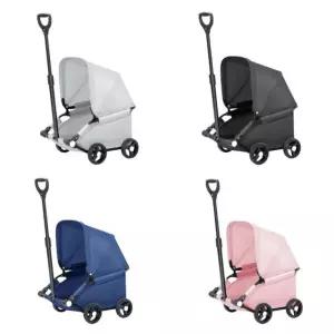 프리미엄 강아지웨건 라이트그레이 소형견유모차 강아지저상형유모차