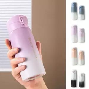 [CU] 원터치 텀블러 스텐 350ml 500ml 진공 보온 물병 스테인레스 보틀 보온 보냉병 크리스마스 판촉물