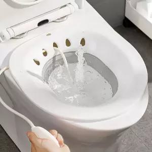 가정용 간편 버블 접이식 폴딩 대야 좌욕기온욕 변기 수동비데 산모 이동 용욕기 임산부 생활용품 휴대용