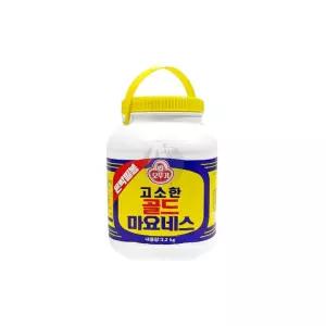 오뚜기 골드 마요네즈 은박 3.2Kg 드레싱 네스업소용 대용량 식자재소스 리필용 고소한 샌드위치