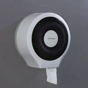 점보롤디스펜서 깔끔한 케이스페이퍼타울 대용량 무타공 스펜서 케이스 휴지걸이 방수 간편