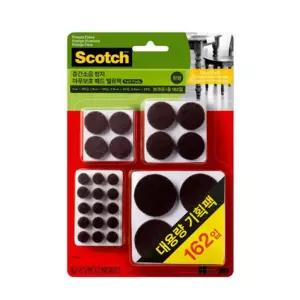 3M 스카치 층간소음방지 마루보호패드 SP847 밸류팩 용패드 바닥대 스티커 의자대 가구대 보호대