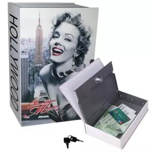 소설책금고 세이프북 비밀 저금통 마릴린먼로인테리어 장식용 모양 디자인 동전