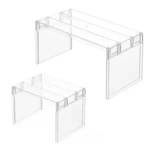 냉장고 정리선반 주방 수납 정리대 2종 세트 인테리어 멀티 심플 소품 다용도 수납대