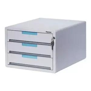 [셀러에이드]오피스데스크함 서랍정리박스 실속형문서함 3단서랍