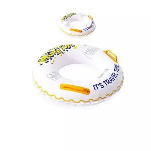 안전한 물놀이를 즐길 수 있는 60cm 원형튜브 X 2개손잡이 고급 수영 어른 비치 워터파크 바다 핸들