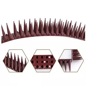 비둘기 차단망 가시 12pcs 올타리 스파이크 설치용망 버드 거주지단 세트 해결책 조류방지 솔루션 퇴치기