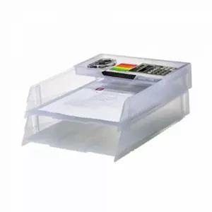 스모그 2.5단 데스크 트레이 오픈형 문서 서류 보관함 사무용품 수납함정리함 서랍 정리장 서랍장 서류함