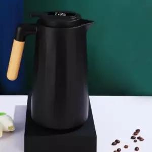 올굿 온도표시 이중 유리 보온 주전자 테이블 포트 보냉 진공