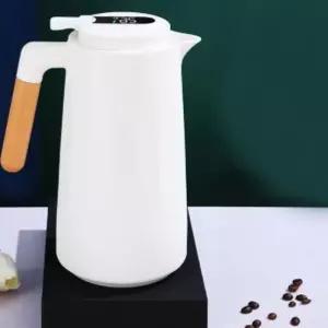 올굿 온도표시 이중 유리 보온 주전자 가정용 물병스텐레스 스덴 스텐물 진공 용물 물주