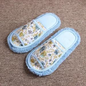 리크플 탈부착 청소실내화발걸레 신발 용슬리퍼 극세사 슬리퍼포