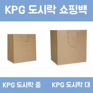음식점 배달 선물포장 크라프트 도시락쇼핑백 (10)크래프트봉투 종이 크래프트