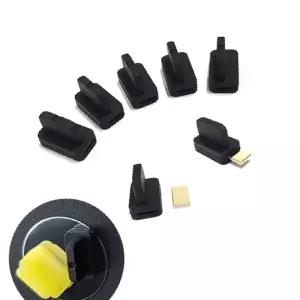 USB 자석 보호캡 5개입 실리콘 철판 먼지 방지 마개 PC 모니터 TV용