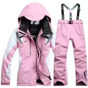 여성 스키복 상하세트 일체형 보온 방풍 방한방풍 방수